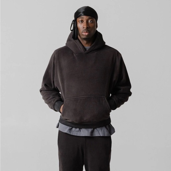 YZY Yeezy Gap Polar Fleece Hoodie Black - XL